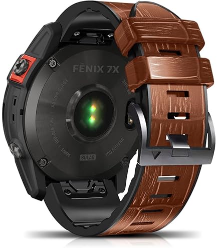 Amazon.co.jp: [HeeNia] レザーバンド QuickFit 26mm Garmin Fenix 8